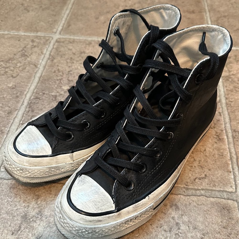 Unisex Converse All Star Canvas CT 70 HI Smoke Black Sneakers US W7.5 M5.5
